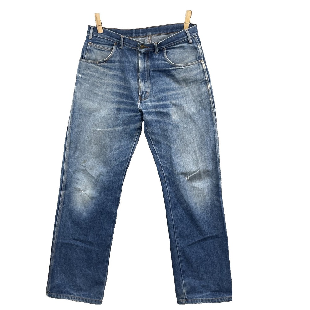 Vintage Key Jeans Men's 33x29* Whisker Outdoor Workwear Western Rancher Made USA